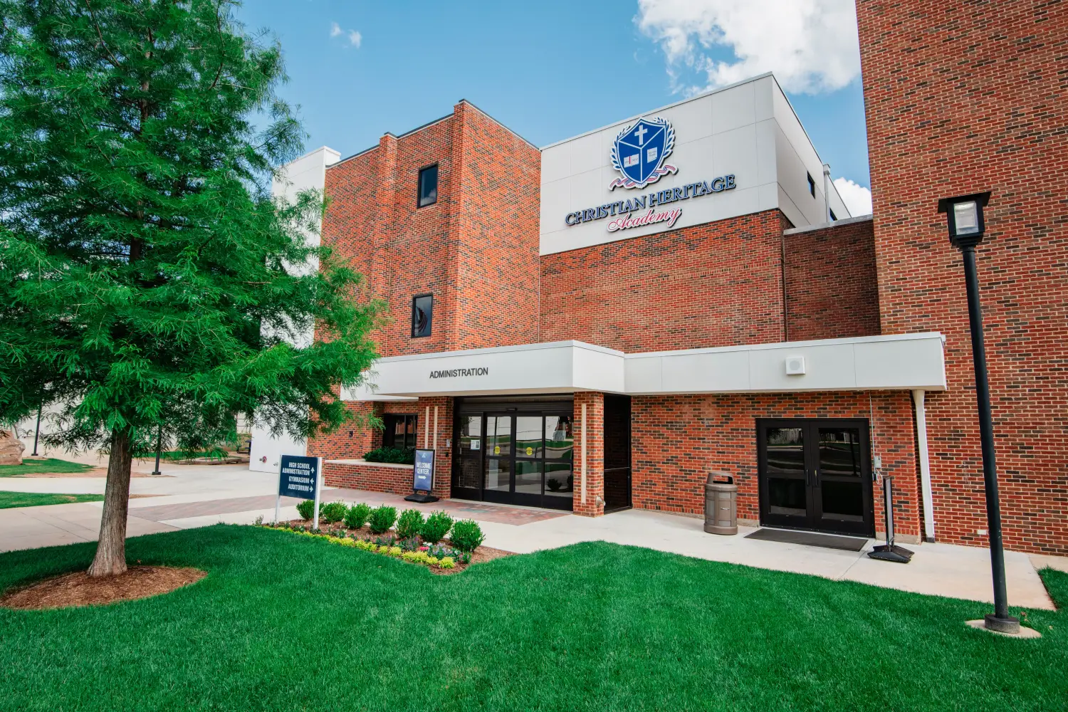 Christian Heritage Center entrance Christian Heritage Center entrance