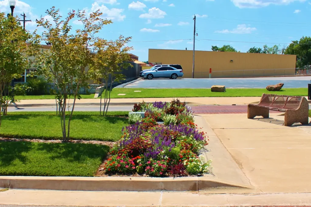 City of Choctaw landscaping after Willis services 18