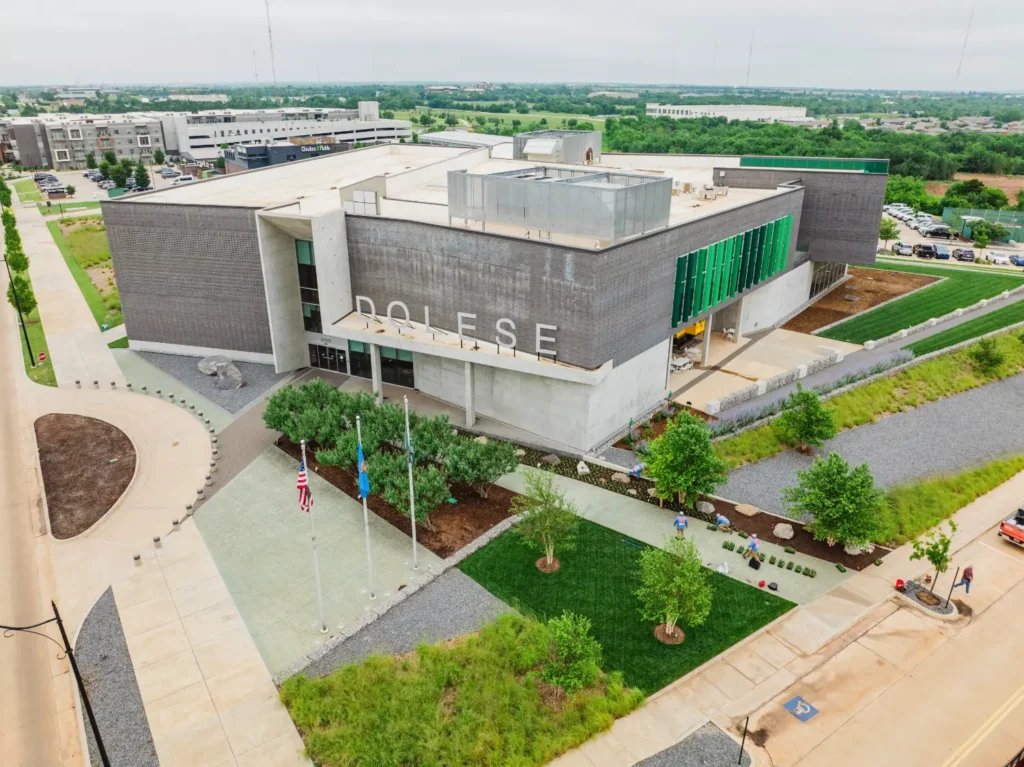 Dolese headquarters aerial view