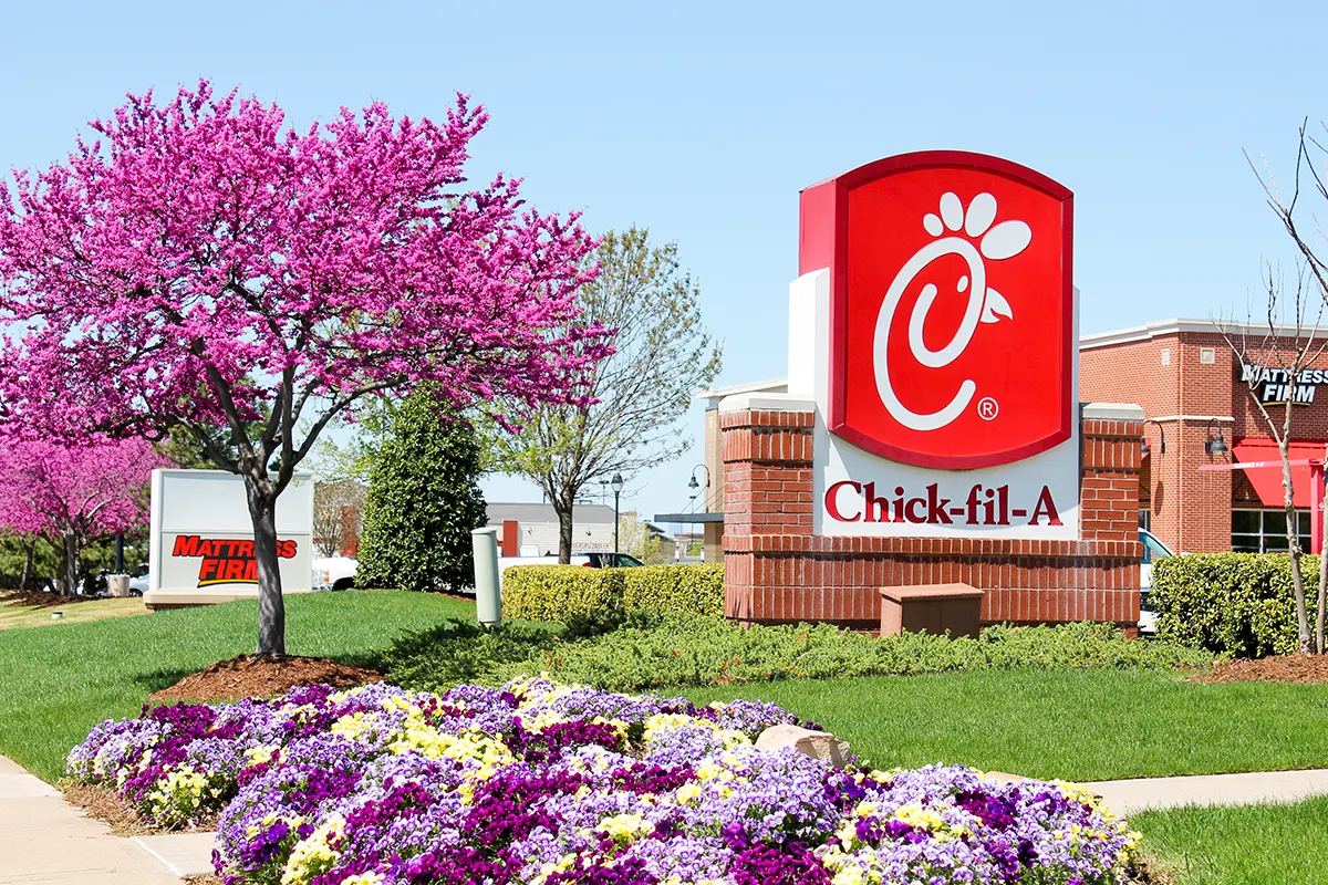 OKC Chick-fil-a work by Willis Commercial Landscaping OKC Chick-fil-a work by Willis Commercial Landscaping